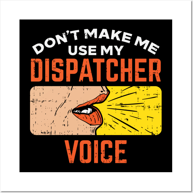 911 Dispatcher Voice Wall Art by maxdax